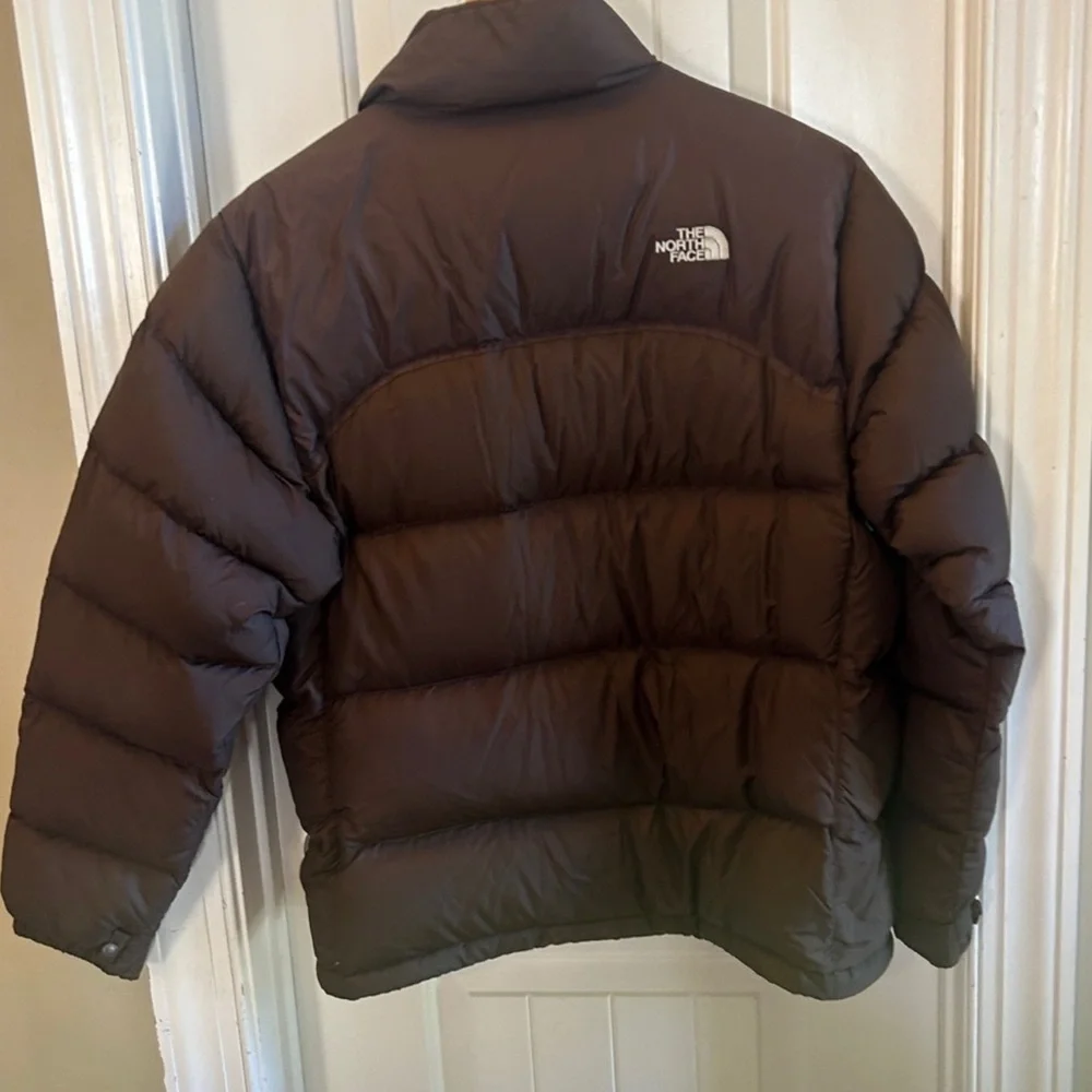 The North Face 700 Chocolate brown puffer jacket - Picture 2 of 5